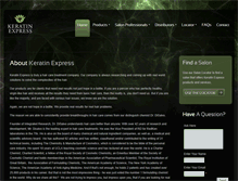 Tablet Screenshot of keratin-express.com